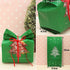 50pcs Red Green Merry Christmas Tree Snowflake Plastic Bag Candy Dessert Bags Wedding Christmas Party Kids Gift Bags Supplies - menochic